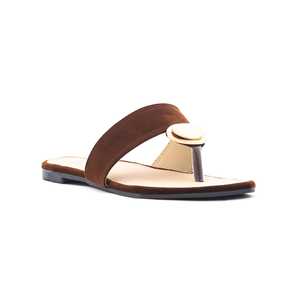 Sandalias Tacón Marrón Casual CL1235 Chappal - Product Image 2