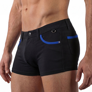 <b>Men's</b> 3" <b>Tailored</b> <b>Shorts</b> Eco-Friendly High Street Style Quick Dry Contrast Bound Front Back Pockets Drawstring Waistband Webbing - Product Image 1