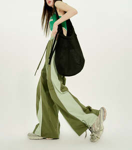 กางเกงจ็อกเกอร์ผ้าแคนวาสผสมโพลีเอสเตอร์/คอตตอน สำหรับผู้ชาย/ผู้หญิง สไตล์วินเทจ สีเข้ม เป็นมิตรกับสิ่งแวดล้อม กันยับ แห้งเร็ว คุณภาพสูง ปรับแต่งได้ - Product Image 4