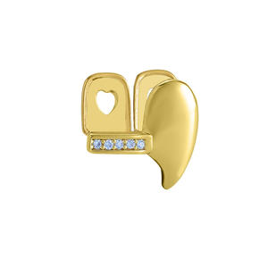 Grillz de Plata de Ley 925 con Diamantes Moissanite VVS, Moldeados a Medida, de Calidad de Exportación, Estilo Iced Out Brillante, Joyería Dental Hip Hop en Oferta - Product Image 1