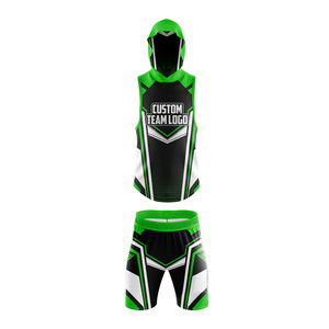 Camisetas de Compresión sin Mangas con Capucha Personalizadas, Nuevo Diseño, Uniformes Deportivos con Estampado de Bandera, Uniformes de Sublimación sin Mangas para Juegos de Liga 7v7 - Product Image 2