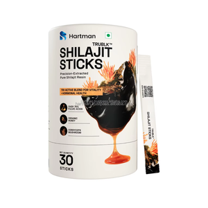 Bâtonnets de Shilajit TRUBLK, résine himalayenne pure, stimulant énergétique, complément alimentaire à base de plantes pour la force, l'endurance et le bien-être quotidien - Product Image 1