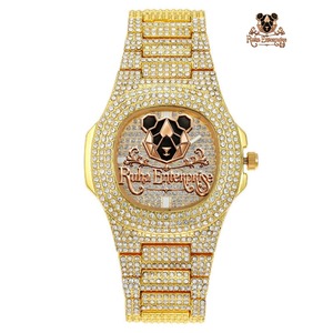 Reloj de Lujo de la Mejor Calidad, Plata 925, Diamantes Moissanite VVS, Totalmente Adornado, para Fiestas y Uso Diario, Disponible en Grandes Cantidades - Product Image 4