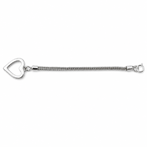 Cheville en argent sterling 925 avec breloque cœur pour femme, finition polie, style minimaliste, bijou raffiné, cadeau, usage quotidien, fête, mariage - Product Image 2