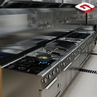 Équipement de réfrigération pour cuisine commerciale GRACE, solution clé en main pour la chaîne du froid avec congélateur, refroidisseur et machine à glace
