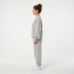 Ensemble de survêtement en coton pour femme, manches longues, coupe ample, style streetwear hiver, pantalon de survêtement oversize à jambes larges - Product Image 3