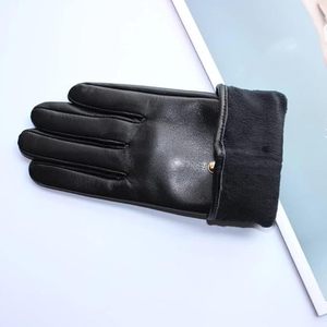 Women's <b>Gloves</b> Leather Lined Zipper Outdoor fashion <b>Gloves</b> - Product Image 3