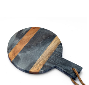 Planche à découper de luxe en bois d'acacia et marbre, design populaire, planche à découper moderne en bois d'acacia et marbre, vente chaude - Product Image 4