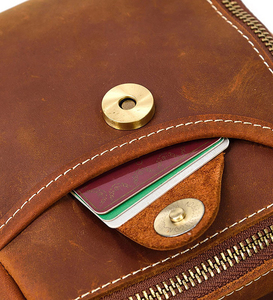 Sac de cuisse classique en cuir avec sangle réglable, pochette élégante pour femme et homme, idéal pour les voyages décontractés en extérieur, ajustement sécurisé, utilisation quotidienne. - Product Image 6