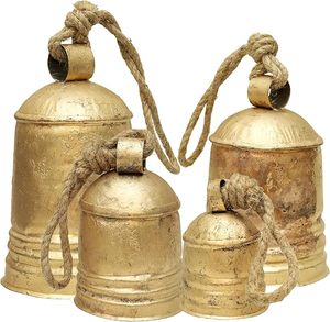 Private labelling Fancy Metal Christmas Hanging Bell With Vintage Style For Home Party Christmas Decoration Display Accessory - Product Image 4