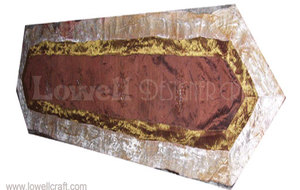 Silk and Velvet Ethnic Embroidered Eco-Friendly Handcrafted Rectangular Tablecloth for <b>Dining</b> and Coffee <b>Tables</b> and Home Decor - Product Image 2