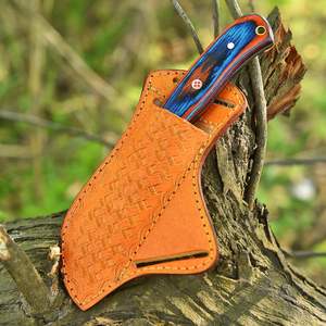 Couteau de chasse artisanal MORTAL SAGA OEM, lame en acier à haute teneur en carbone 1095, 4,5 pouces, pointe tombante, 58HRC, acier inoxydable pour le dépecage - Product Image 2