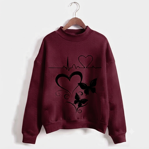 2026 Best Style Women Streetwear Lightweight Fleece Sweatshirt Polyester/Cotton Embroidered Oversized Loose Winter Solid Front - Product Image 2