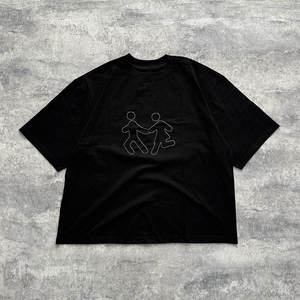 Men Oversized Cotton <b>TShirt</b> Plain Black Streetwear Pocket Tee Custom Logo Casual Short Sleeve Hip Hop Fashion Wholesale Supplier - Product Image 1