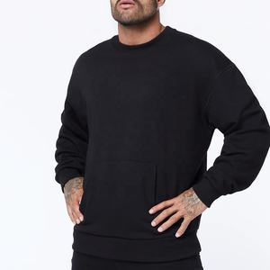 Sweat-shirt athlétique pour homme 385 GSM en coton et polyester polaire, col rond, personnalisable, fabrication OEM - Product Image 4