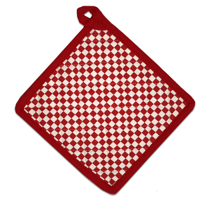 Meilleur design attrayant, protège-plat à motif à carreaux, isolation thermique, protège-plat 100% coton pour la cuisine et la table. - Product Image 3