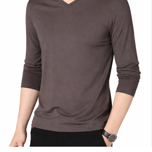 เสื้อยืดผู้ชายทรงเข้ารูป แขนสั้น ระบายอากาศ แห้งเร็ว ผ้าฝ้าย 100% คุณภาพสูง มีจำหน่าย - Product Image 4