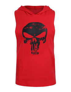 Camisetas sin mangas de algodón góticas de punto para hombre, con estampado floral digital, cuello redondo, anti-bolitas, para correr, estilo musculoso, para verano - Product Image 3