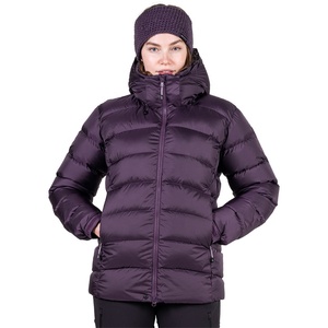Doudoune matelassée à capuche pour femme, manteau d'hiver chaud et épais à fermeture éclair, manteau matelassé pour femme ODM, doudounes pour femme en gros - Product Image 4