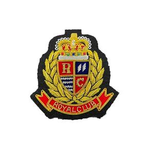 Épinglette de revers personnalisée 2026 avec chaîne brillante, 100% faite à la main, en fil coloré, badge de mode en fil de soie EBC, broderie Cannetille - Product Image 5