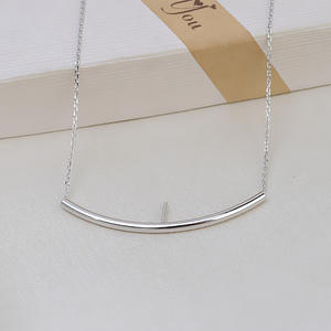 S925 Silver <b>Pearl</b> <b>Pendant</b> Necklace Women's DIY Chain Accessories Empty Holder Han 1937 <b>Pendants</b> & <b>Charms</b> - Product Image 5