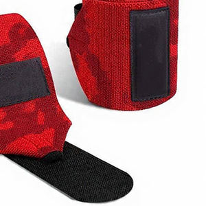 Muñequeras de camuflaje para levantamiento de pesas y dominadas con soporte para el pulgar, para gimnasio y fitness - Product Image 3