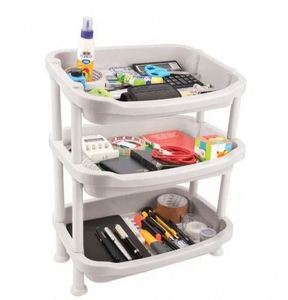 Modern Plastic Shelving <b>Rack</b> Organizer Stand Multipurpose Plastic <b>Rack</b> <b>Storage</b> Shelf Unit At Bulk Price By Supplier - Product Image 2