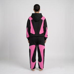 Conjunto Deportivo de Moda para Mujer, Invierno, Color Sólido, Bordado, Ecológico, Dos Piezas, Estilo Casual - Product Image 3