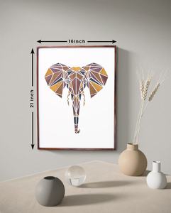 Handmade Durable Geometric Wooden Wall <b>Decor</b> Hanging Art Natural Wood Design for Bedroom Living Room Home Decoration - Product Image 1