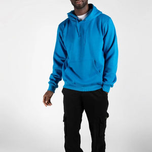 Custom <b>Black</b> Oversized Heavyweight Hoodie Cotton knitted Blank Streetwear <b>Sweatshirt</b> OEM ODM Wholesale - Product Image 3