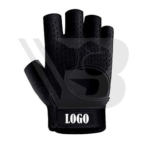 Guantes Deportivos Ligeros Antideslizantes de Medio Dedo para Hombre, Transpirables, Ventilados, de Cuero, para Fitness, Ciclismo al Aire Libre - Product Image 3