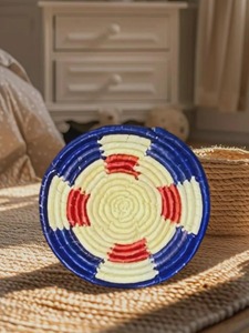 Natural Woven Star Rattan Coaster Decorative <b>Table</b> <b>Mat</b> for Party <b>Table</b> Centerpiece Dining Decor and Handmade Gifts From India - Product Image 4