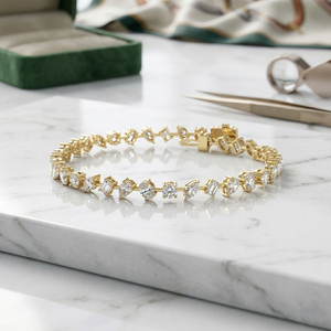 Pulsera de diamantes de tenis de formas mixtas de 5.00 quilates - Product Image 1