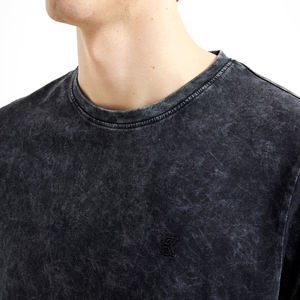 Drop Shoulder Men's T-Shirts Custom Size 100% Cotton O-Neck Luxury Regular Fit Breathable Eco-Friendly Anti-Wrinkle With OEM - Product Image 2