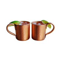 Tasses à Moscow Mule en cuivre écologiques, fabriquées à la main par BoldBlossom, forme cylindrique, design classique, anti-fuite, réutilisables, pour les voyages