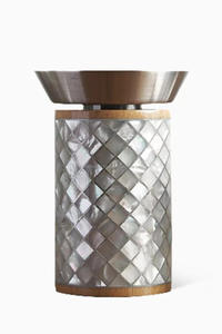 Premium Handmade <b>Wooden</b> Arabic Mother of Pearl Bakhoor <b>Burner</b> Perfect for Home Office and Gifting from India - Product Image 3