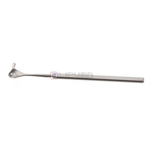 Retractor de Láminas Jaffe de 15 mm de Ancho, Curvo, con Acabado Mate, 53 mm (2.0 Pulgadas) de Longitud Total, Instrumentos Médicos - Product Image 1