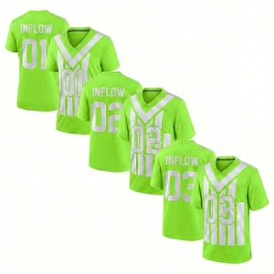 Camisetas de Fútbol Americano Personalizadas de Alta Calidad, Transpirables, Bordadas, Pantalones Cortos Cosidos Económicos 90 #   T.J. Watt 8 # Aaron Rodgers 4 # DK - Product Image 2