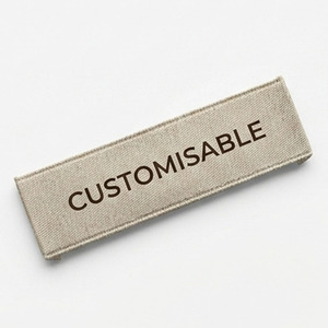 Étiquettes de vêtements tissées personnalisées à pli mitré, étiquettes de col en satin doux à coudre, étiquettes de marque personnalisées pour vêtements d'enfants - Product Image 2