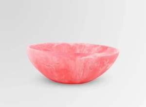 Grand saladier décoratif en résine pour fruits, salades et en-cas – Bol élégant pour table à manger et centre de table de cuisine pour la maison - Product Image 5