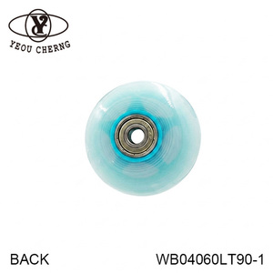 YEOU CHERNG PU Furniture Caster <b>Wheel</b> 60mm Sky Blue Polyurethane WB04060LT90-1 - Product Image 5