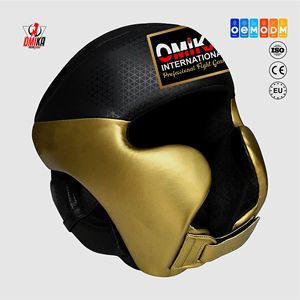 Best Protection Performance Customized Color Size Comfortable MMA Leather Kick Boxing <b>Training</b> <b>Head</b> Guard for Men Breathable - Product Image 1