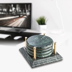 Artistic Resin Coasters Modern Fluid Art Beverage Coaster Set for Stylish Home Decor and Gifting Use - Product Image 5