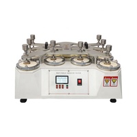 Darsen DS-412D8 Probador de Abrasión y Borboto Martindale de 8 Cabezas, Máquina de Prueba de Resistencia al Desgaste y Borboto Textil, 1% de Precisión, 700W