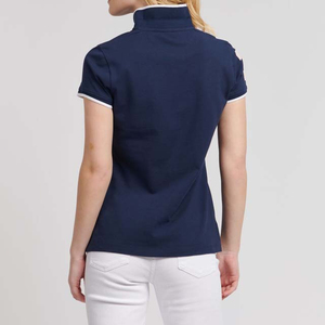 เสื้อผู้หญิงแบบสั่งทำพิเศษ ผ้าถักเนื้อแน่น สวมใส่สบาย เป็นมิตรต่อสิ่งแวดล้อม พิมพ์ลาย แห้งเร็ว ระบายอากาศได้ดี ผ้าฝ้ายตัดเย็บแบบคอนทราสต์ กันยับ - Product Image 2
