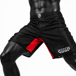 กางเกง MMA พิมพ์ลายตามสั่งสำหรับผู้ชาย กางเกงสำหรับต่อสู้แบบ Grappling  แบบ Unisex  ออกแบบเองได้ ชุดยูนิฟอร์มศิลปะการต่อสู้ กางเกงคิกบ็อกซิ่ง กางเกง UFC - Product Image 4