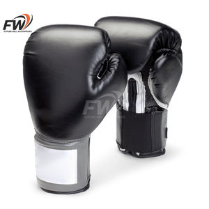 Gants de boxe en cuir souple, confortables et personnalisables pour adultes. Tailles disponibles : 6oz, 8oz, 12oz, 14oz, 16oz. Activités sportives et de plein air. - Product Image 1