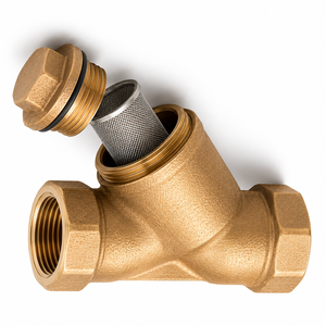 Filtro Tipo Y de Bronce, Patrón Estándar, Rosca Hembra BSP, Acero Inoxidable SS304, Pantalla No Magnética, 300 PSIG - Product Image 3