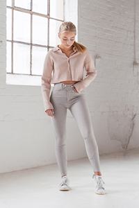 Pantalones de Equitación Profesionales Ligeros para Mujer Horsekraft HK-BE34, 100% Poliéster, Silicona Absorbente de Sudor - Product Image 3