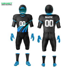 Sublimated American Football Uniform Breathable <b>Practice</b> Football Jersey Elastic Waist <b>Padded</b> Pants Sportswear - Product Image 1